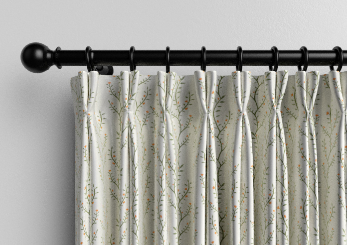 Boughton Faux Silk, Nectarine - Made to Measure Curtains - Image 10